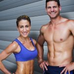 Fit Couple Showing Abs